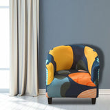 Maxbell Club Chair Slipcover Washable Armchair Slipcovers for Bedroom Living Room