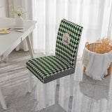 Maxbell Dining Chair Slipcover Stretchable Soft Polyester for Kitchen Holiday Hotel Green