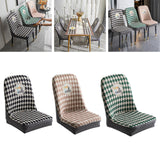 Maxbell Stretch Seat Slipcovers Decorative Washable for Banquet Dining Room White