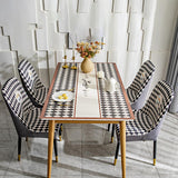 Maxbell Stretch Seat Slipcovers Decorative Washable for Banquet Dining Room White