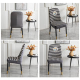 Maxbell Stretch Seat Slipcovers Decorative Washable for Banquet Dining Room White