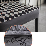 Maxbell Stretch Seat Slipcovers Decorative Washable for Banquet Dining Room White