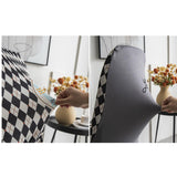 Maxbell Stretch Seat Slipcovers Decorative Washable for Banquet Dining Room White