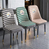 Maxbell Stretch Seat Slipcovers Decorative Washable for Banquet Dining Room White