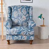 Maxbell Wingback Chair Cover Couch Furniture Protector for Bedroom Living Room Blue