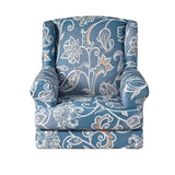 Maxbell Wingback Chair Cover Couch Furniture Protector for Bedroom Living Room Blue