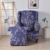 Maxbell Wingback Chair Cover Couch Furniture Protector for Bedroom Living Room Purple