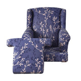 Maxbell Wingback Chair Cover Couch Furniture Protector for Bedroom Living Room Purple