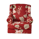 Maxbell Wingback Chair Cover Couch Furniture Protector for Bedroom Living Room Red