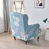 Maxbell Wingback Chair Cover Couch Furniture Protector for Bedroom Living Room Light Blue