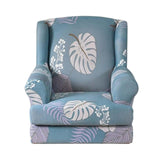 Maxbell Wingback Chair Cover Couch Furniture Protector for Bedroom Living Room Light Blue