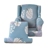 Maxbell Wingback Chair Cover Couch Furniture Protector for Bedroom Living Room Light Blue