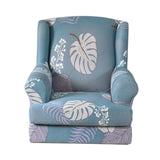 Maxbell Wingback Chair Cover Couch Furniture Protector for Bedroom Living Room Light Blue