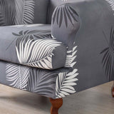 Maxbell Wingback Chair Cover Couch Furniture Protector for Bedroom Living Room Gray