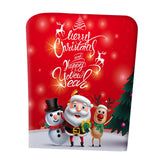 Maxbell Polyester Xmas Christmas Chair Cover Furniture Protective for Holiday Room Style A