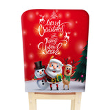 Maxbell Polyester Xmas Christmas Chair Cover Furniture Protective for Holiday Room Style A