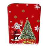 Maxbell Polyester Xmas Christmas Chair Cover Furniture Protective for Holiday Room Style C