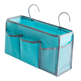Maxbell Portable Bedside Organizer Bedside Hanging Storage Basket for Bedroom Room green