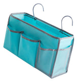 Maxbell Portable Bedside Organizer Bedside Hanging Storage Basket for Bedroom Room green