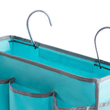Maxbell Portable Bedside Organizer Bedside Hanging Storage Basket for Bedroom Room green