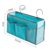 Maxbell Portable Bedside Organizer Bedside Hanging Storage Basket for Bedroom Room green