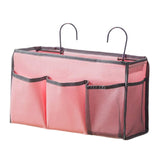 Maxbell Portable Bedside Organizer Bedside Hanging Storage Basket for Bedroom Room pink