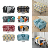 Maxbell Stretch Ottoman Covers Printed Protector Cover Modern Living Room Style A