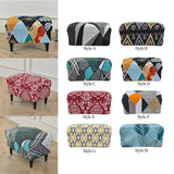 Maxbell Stretch Ottoman Covers Printed Protector Cover Modern Living Room Style A