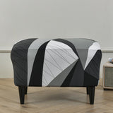 Maxbell Stretch Ottoman Covers Printed Protector Cover Modern Living Room Style A