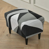 Maxbell Stretch Ottoman Covers Printed Protector Cover Modern Living Room Style A