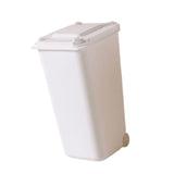 Maxbell Desktop Storage Box Multipurpose Dustbin for Living Room Cars Bedside Table White