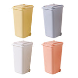Maxbell Desktop Storage Box Multipurpose Dustbin for Living Room Cars Bedside Table White