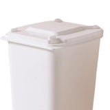 Maxbell Desktop Storage Box Multipurpose Dustbin for Living Room Cars Bedside Table White