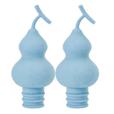 Maxbell 2x Silicone Beer Champagne Cap Cover Reusable Preservation Tools Blue