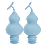 Maxbell 2x Silicone Beer Champagne Cap Cover Reusable Preservation Tools Blue