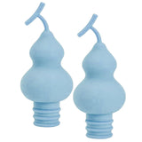 Maxbell 2x Silicone Beer Champagne Cap Cover Reusable Preservation Tools Blue