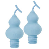 Maxbell 2x Silicone Beer Champagne Cap Cover Reusable Preservation Tools Blue