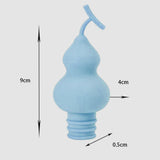 Maxbell 2x Silicone Beer Champagne Cap Cover Reusable Preservation Tools Blue