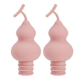 Maxbell 2x Silicone Beer Champagne Cap Cover Reusable Preservation Tools Pink