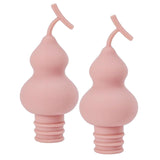 Maxbell 2x Silicone Beer Champagne Cap Cover Reusable Preservation Tools Pink