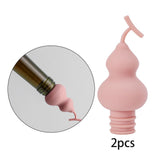 Maxbell 2x Silicone Beer Champagne Cap Cover Reusable Preservation Tools Pink