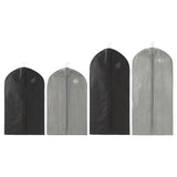 Maxbell Hanging Garment Bag Protective Cover Non Woven Fabric, for Travel Durable Black 60x100cm