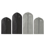Maxbell Hanging Garment Bag Protective Cover Non Woven Fabric, for Travel Durable Black 60x100cm