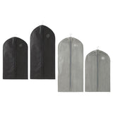 Maxbell Hanging Garment Bag Protective Cover Non Woven Fabric, for Travel Durable Black 60x100cm