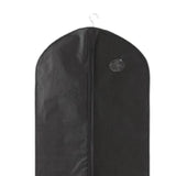 Maxbell Hanging Garment Bag Protective Cover Non Woven Fabric, for Travel Durable Black 60x100cm