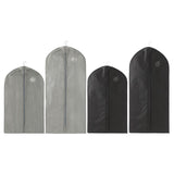 Maxbell Hanging Garment Bag Protective Cover Non Woven Fabric, for Travel Durable Black 60x100cm