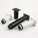 Maxbell Adjustable Furniture Legs DIY Sofa Legs Strong Load Bearing Capacity Durable 8 to 12cm Black