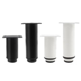 Maxbell Adjustable Furniture Legs DIY Sofa Legs Strong Load Bearing Capacity Durable 8 to 12cm Black