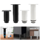Maxbell Adjustable Furniture Legs DIY Sofa Legs Strong Load Bearing Capacity Durable 8 to 12cm Black