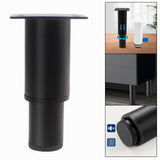 Maxbell Adjustable Furniture Legs DIY Sofa Legs Strong Load Bearing Capacity Durable 8 to 12cm Black